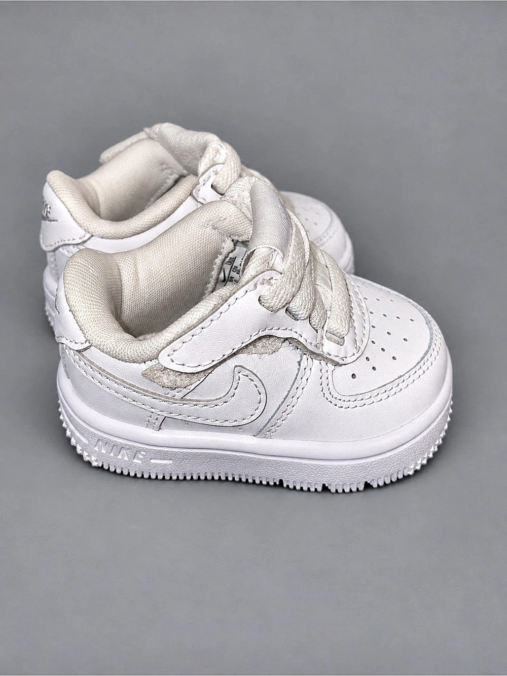 Nike Force 1 Toddler size 2C  White Sneakers